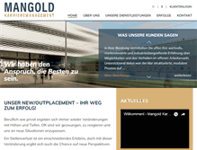 Tablet Screenshot of karrieremanagement.ch